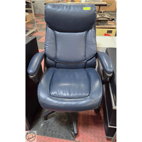 INSURANCE CLAIM: BLUE SERTA OFFICE CHAIR