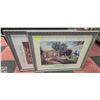 Image 1 : 2 FRAMED PRINTS 32x26 INCH