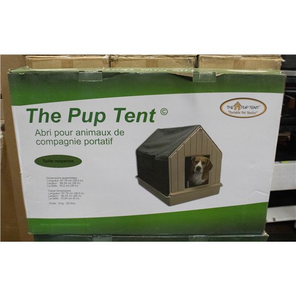 NEW PUP TENT PORTABLE PET SHELTER SIZE MEDIUM
