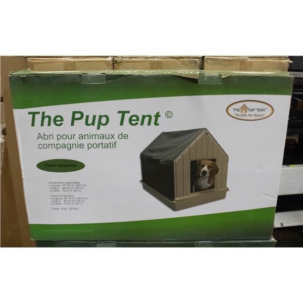 NEW PUP TENT PORTABLE PET SHELTER SIZE MEDIUM