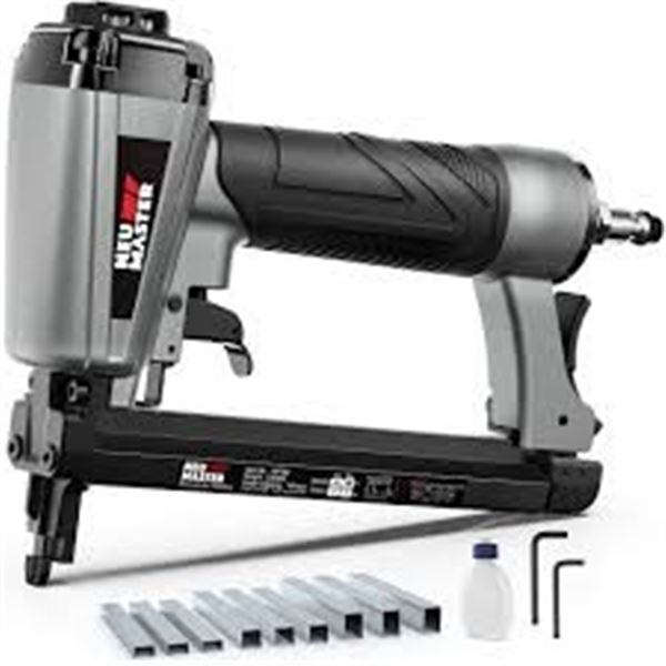 NEW WITH BOX NEU MASTER PNEUMATIC STAPLER 1/4"