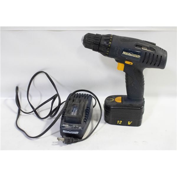 MASTER CRAFT 12V 3/8 DRILL DRIVER WITH CHARGER
