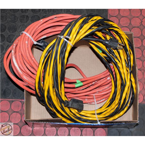 2 EXTENSION CORDS 45FT & 50 FT