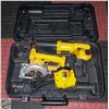 Image 1 : DEWALT - 2 SAWS & FLASHLIGHT (NO BATTERY) -
