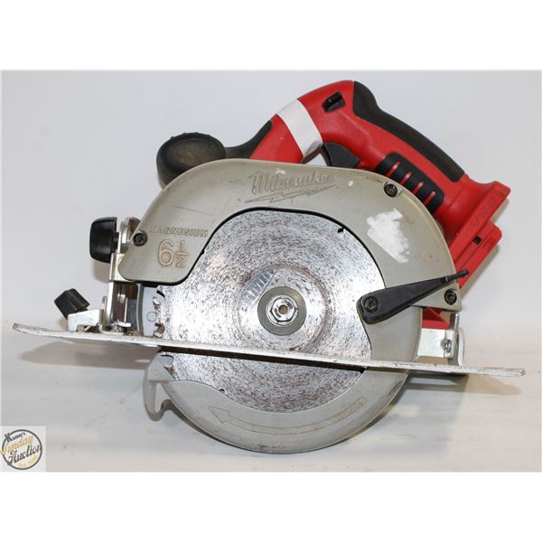 MILWAUKEE V28 CIRCULAR SAW, WIRELESS, NO BATTERY