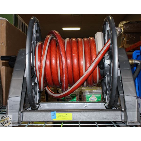 NEW WALL MOUNT HOSE REEL WITH 50' HOSE