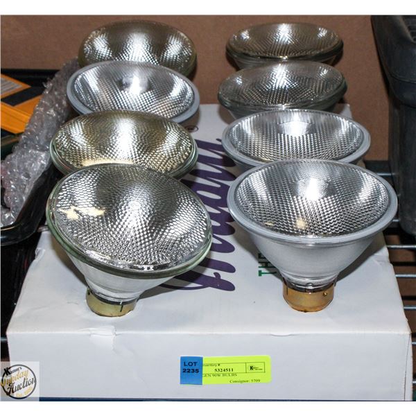 8 HALOGEN 90W BULBS
