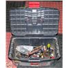 Image 1 : PLASTIC TOOLBOX WITH VARIOUS TOOL CONTENTS