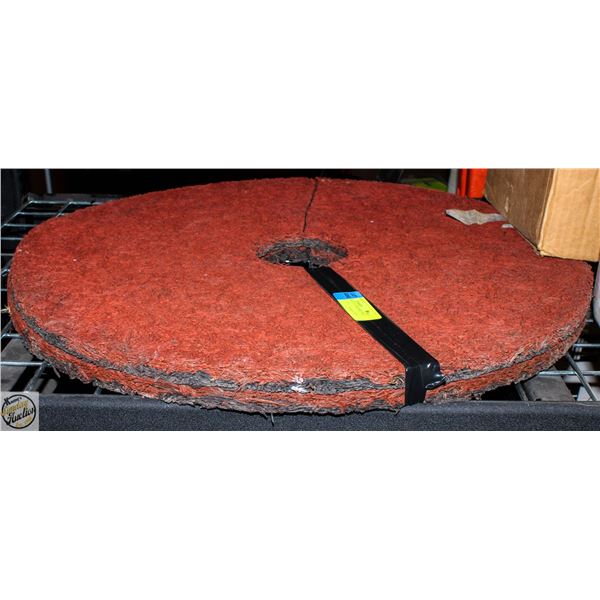 24" X 3/4" RECYCLED RUBBER TREE RINGS - SET OF 2
