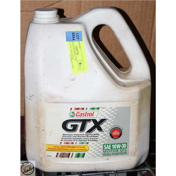 NEW SEALED MISSING CAP CASTROL GTX 10W-30 OIL