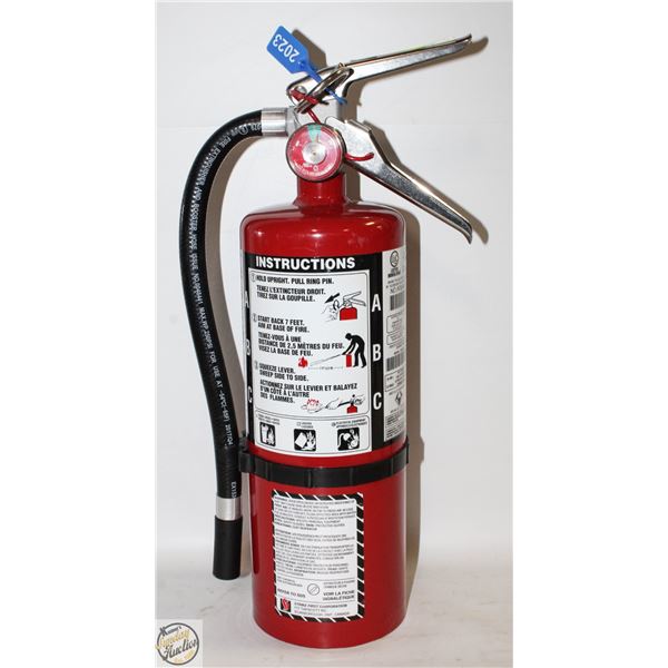 FULLY CHARGED AND CERTIFIED FIRE EXTINGUISHER