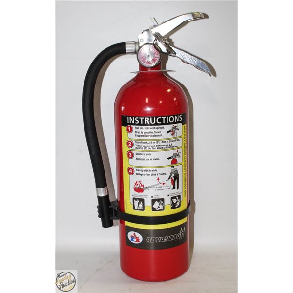 FULLY CHARGED AND CERTIFIED FIRE EXTINGUISHER