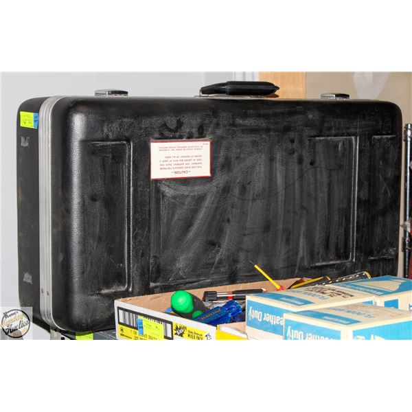 HARD SHELL CASE WITH FOAM INSERT 32" X 15" COMES