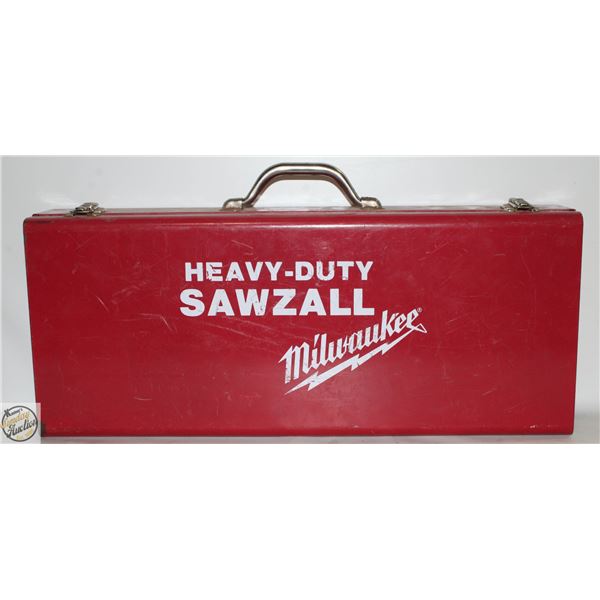MILWAUKEE HEAVY DUTY METAL SAWZALL CASE