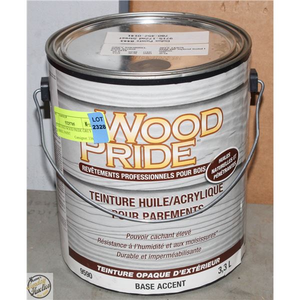 NEVER USED WOOD PRIDE GREY SQUIRREL PAINT