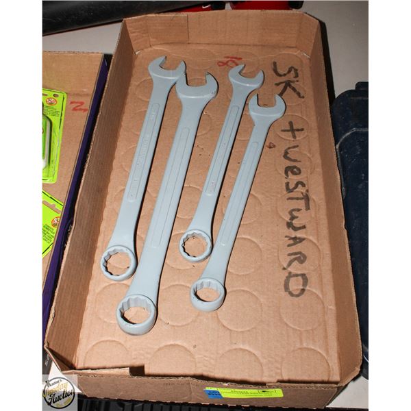 LARGE COMBINATION WRENCHES. SK AND