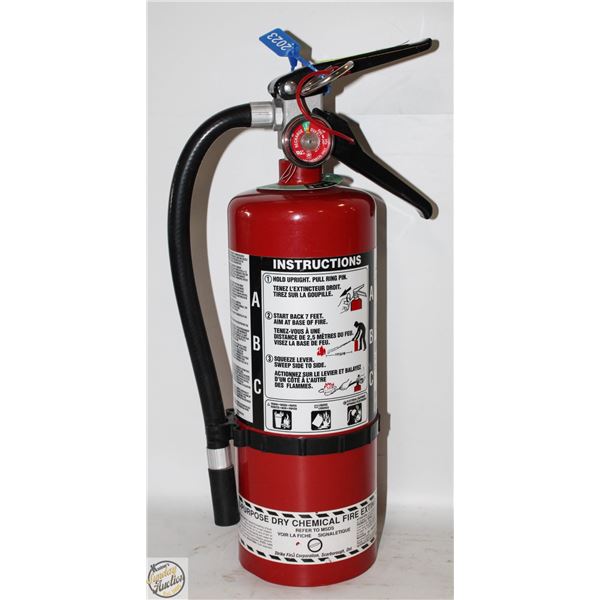 FULLY CHARGED AND CERTIFIED FIRE EXTINGUISHER