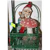Image 1 : CEMENT LAWN GNOME 13" & MUSHROOM (HEAVY) - ESTATE