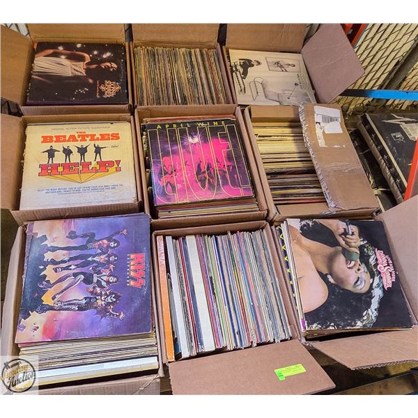PALLET OF RECORDS: ROCK, POP, COUNTRY & MORE