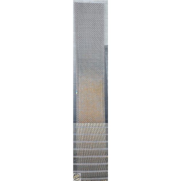 SET OF TWO 100" X 16" HIGH CARBON STEEL SCREENS