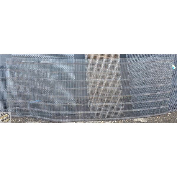 80" X 29" HIGH CARBON STEEL SCREEN