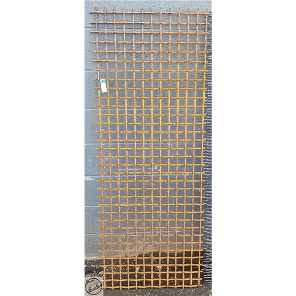 60" X 24" HIGH CARBON STEEL SCREEN