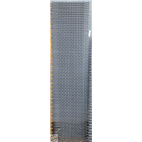 SET OF TWO 50" X 11" HIGH CARBON STEEL SCREENS