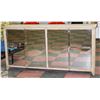 Image 1 : MIRRORED SIDEBOARD - MISSING HARDWARE - AS IS