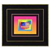 Image 1 : Flag with Heart on Blends by Peter Max