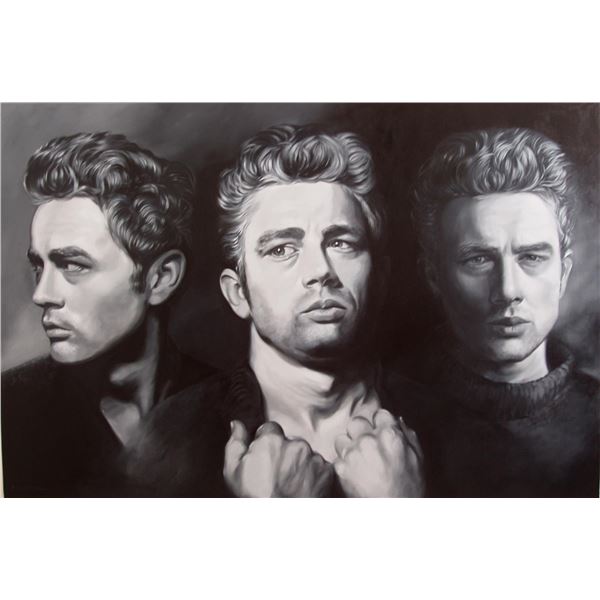 James in Black & White ORIGINAL by Margaret Korona