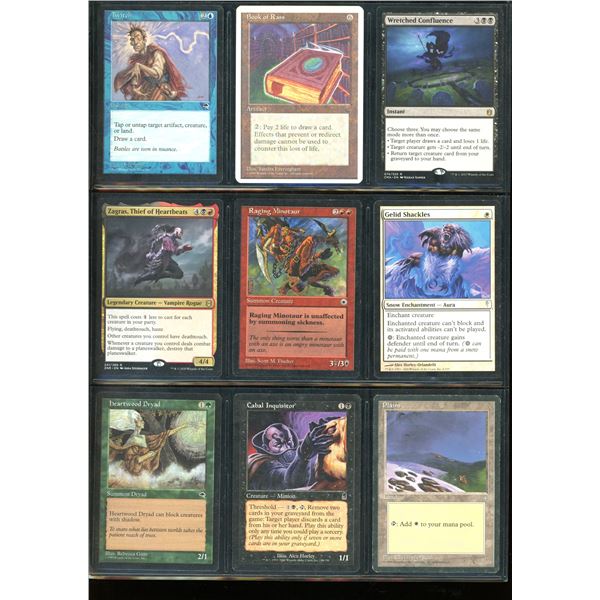 Lot Of 9 Various Magic The Gathering Cards Various Sets & Colors