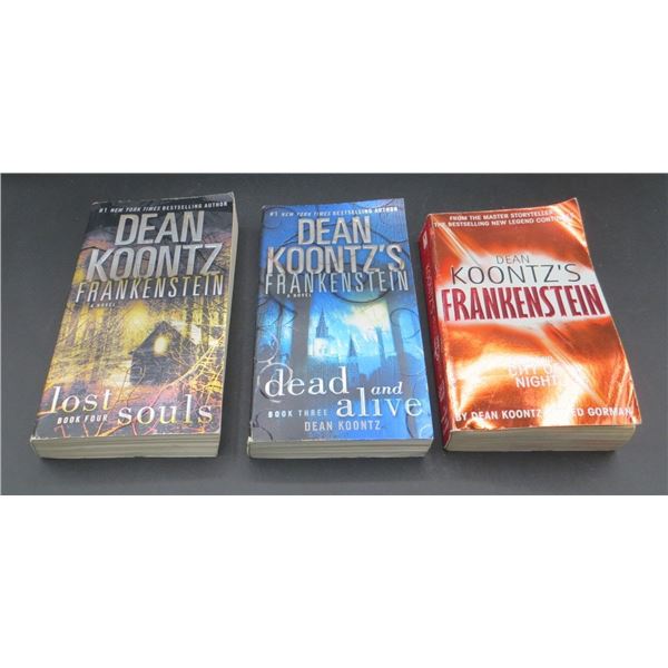 Dean Kootz Frankenstein Lot Of 3 Different Books
