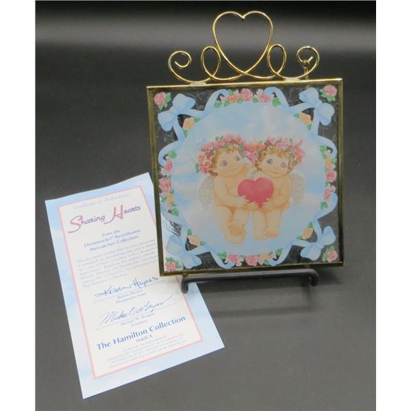 The Hamilton Collection "Sharing Hearts" Suncatcher With Suction Cup (01411436)