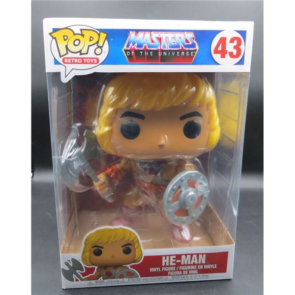 New Funko Pop Masters Of The Universe He-Man (Battle Armor) (10-Inch) Vinyl Figure