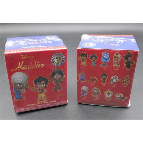 2 Sealed Funko Mystery Minis Disney Aladdin
