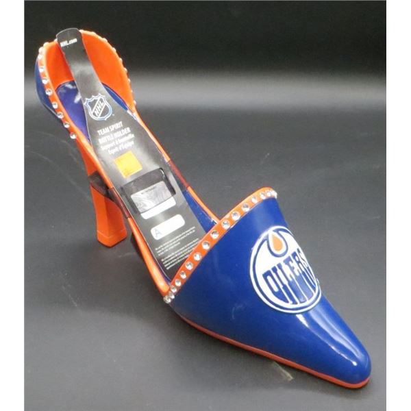 New Edmonton Oilers Bottle Holder High Heel Shoe Design Retails $50+