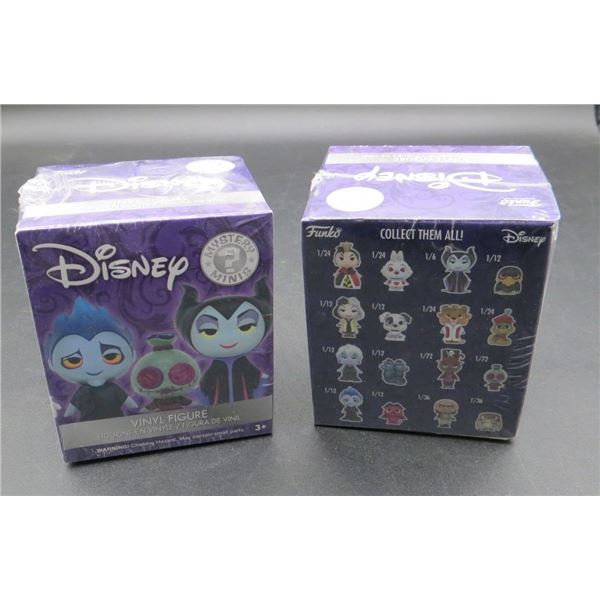 2 Sealed Funko Mystery Minis Disney Villains