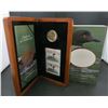 Image 1 : RCM 2004 $1 Elusive Loon Limited-Edition Coin & Stamp Set In Wood Case