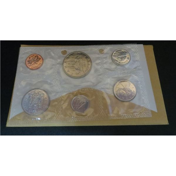 Royal Canadian Mint 1969 Uncirculated 6 Coin Collector Set
