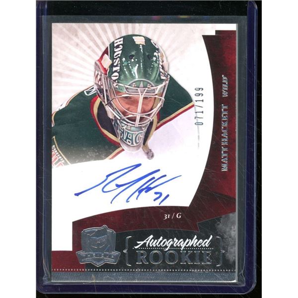 2010-11 The Cup #95 Matt Hackett AU RC 71/199 BV $30