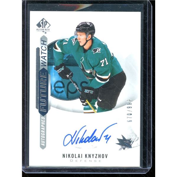 2020-21 SP Authentic #151 Nikolai Knyzhov RC 570/999 BV $30