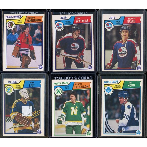 Lot Of 6 Various Vintage Hockey Cards