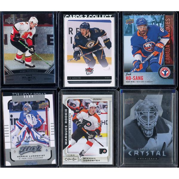 Lot Of 6 Various Hockey Cards Inserts & Rookies