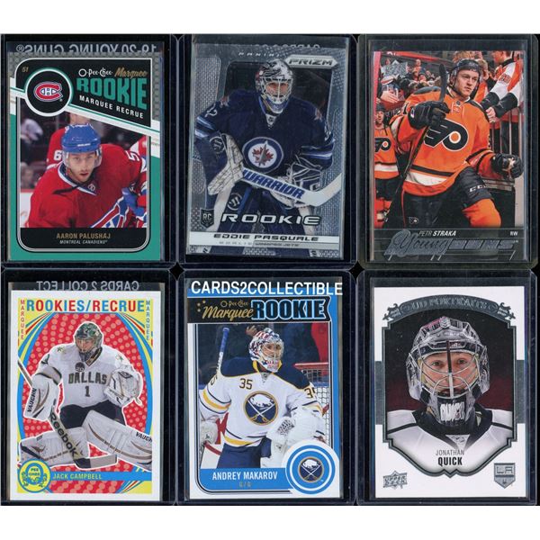 Lot Of 6 Various Hockey Cards Inserts & Rookies