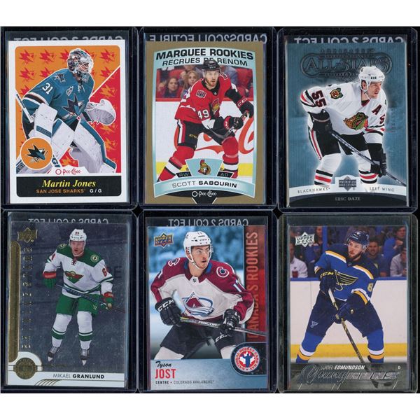 Lot Of 6 Various Hockey Cards Inserts & Rookies