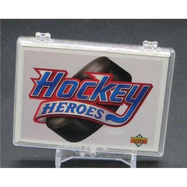 1991-92 Upper Deck Brett Hull Heroes Hockey Set Of 10 Cards With Short Print Header Card