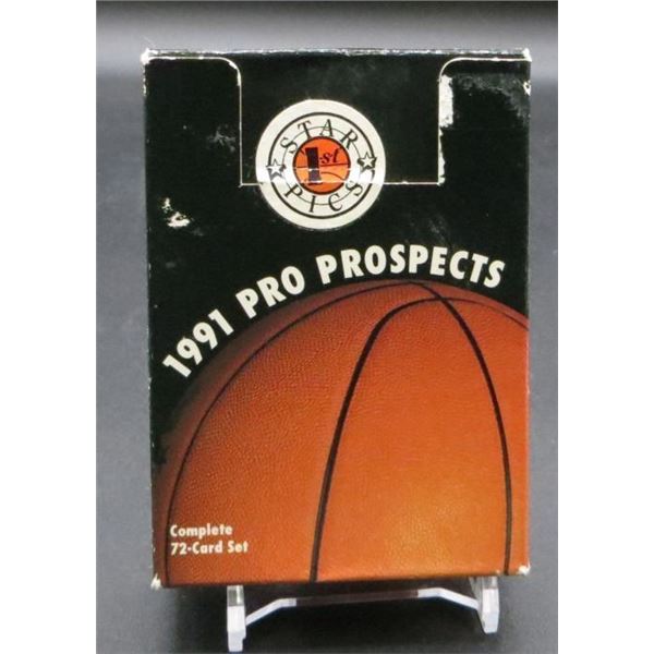 1991 Star Pics Basketball Pro Prospects 72 Card Set Sealed