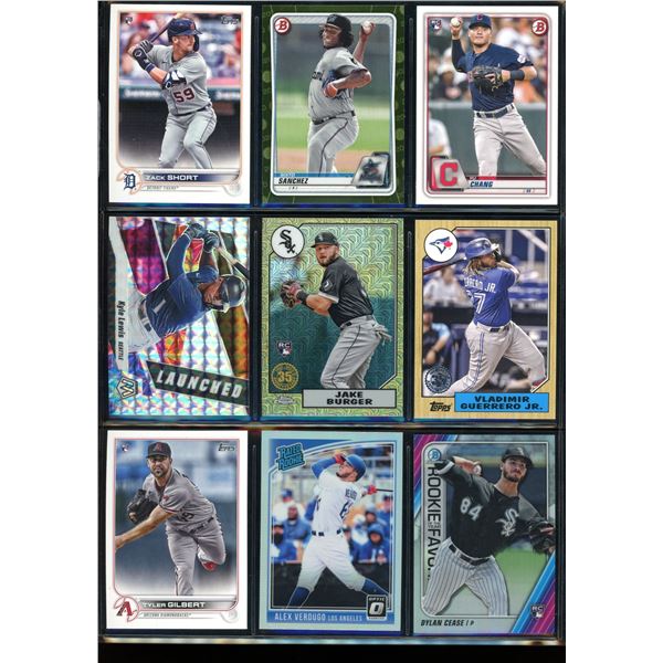 Lot of 9 Baseball Cards Inserts, Star Cards & Rookies