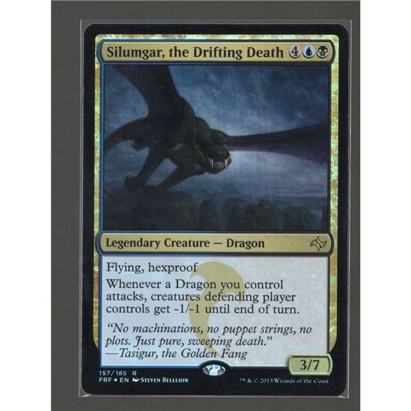 Magic the Gathering Silumgar, the Drifting Death FOIL Fate Reforged