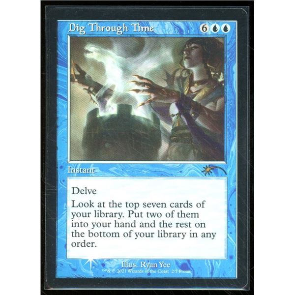 Magic the Gathering Dig Through Time Retro Frame FOIL Love Your LGS 2021